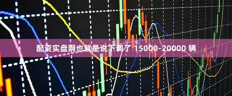 配资实盘网也就是说下调了 15000-20000 辆